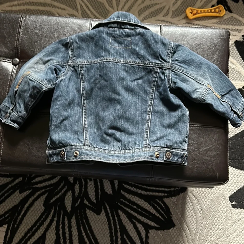 The children’s Place fleece lined denim jacket size 24 months